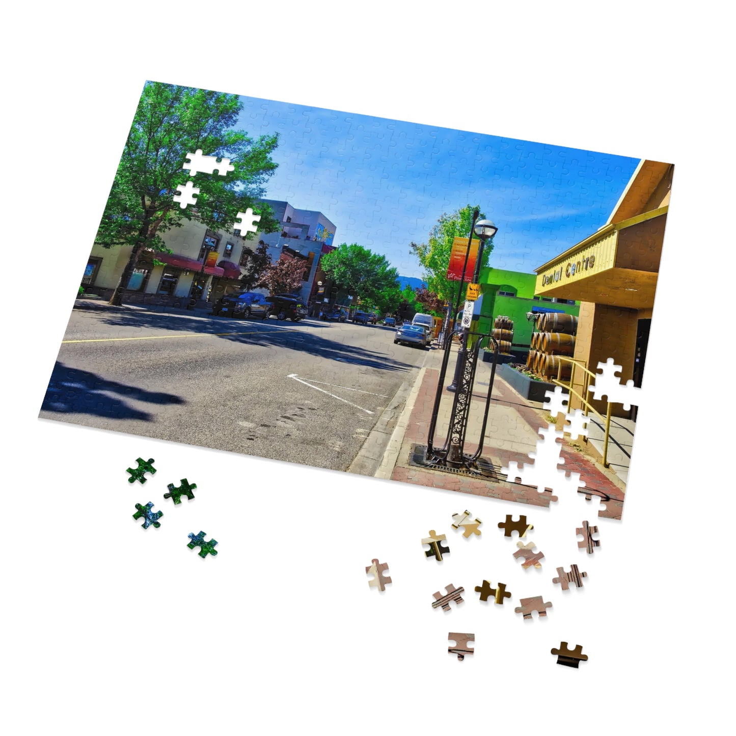 Jigsaw Puzzle (30, 110, 252, 500,1000-Piece) - Penticton Front Street HDR