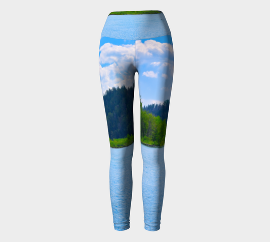 Women's Yoga Leggings - Edworthy Park Bow River
