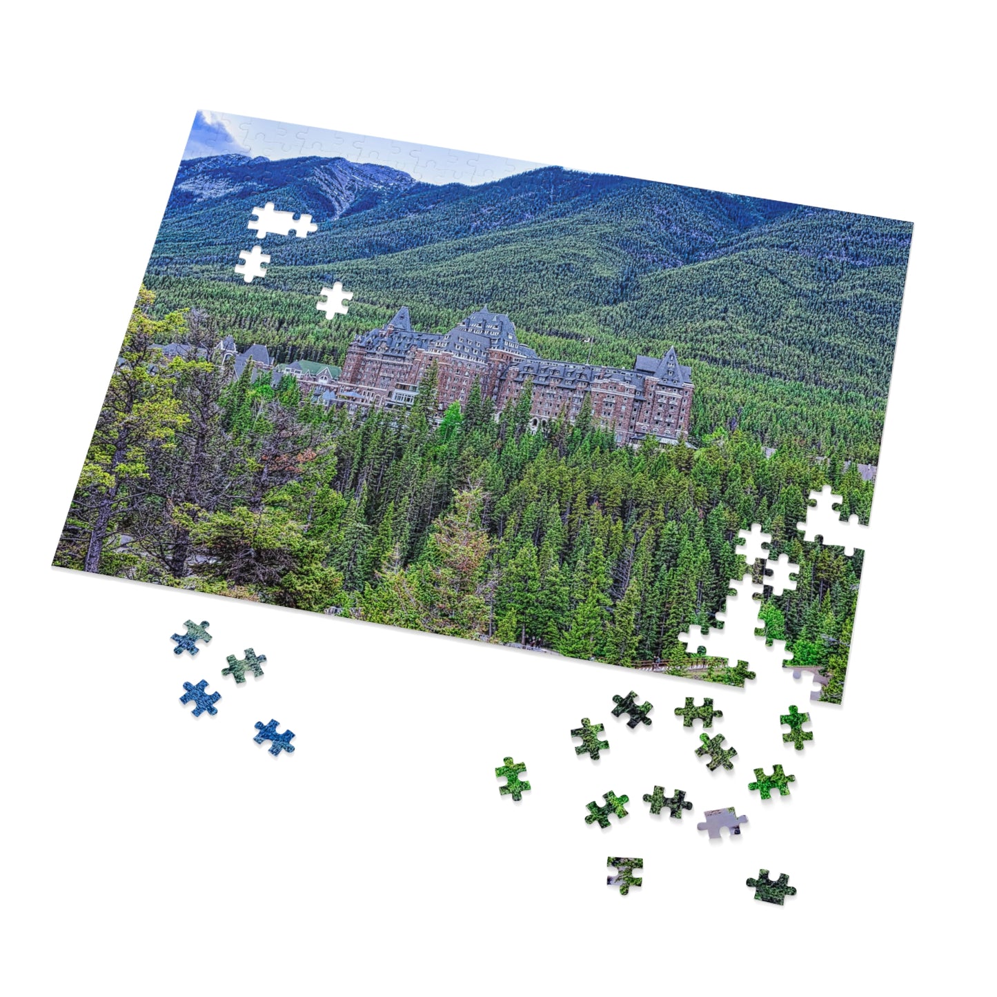 Jigsaw Puzzle (30, 110, 252, 500,1000-Piece) - Banff Springs Hotel Surprise Corner