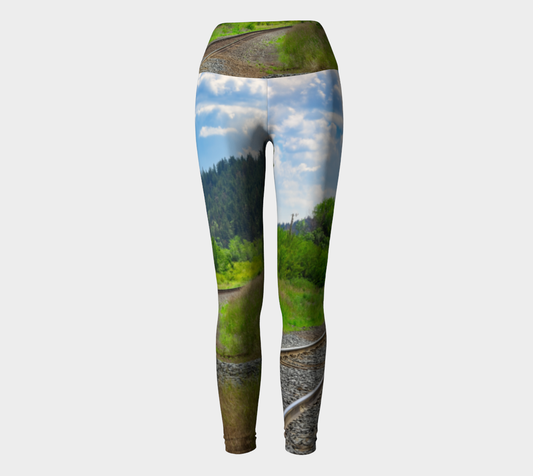 Women's Yoga Leggings - Edworthy Park CPKC Tracks