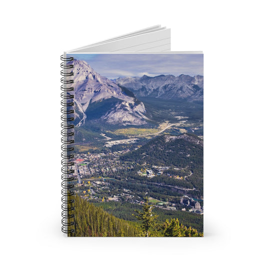 Ruled Line Spiral Notebook - Bow Valley Sulphur Mountain