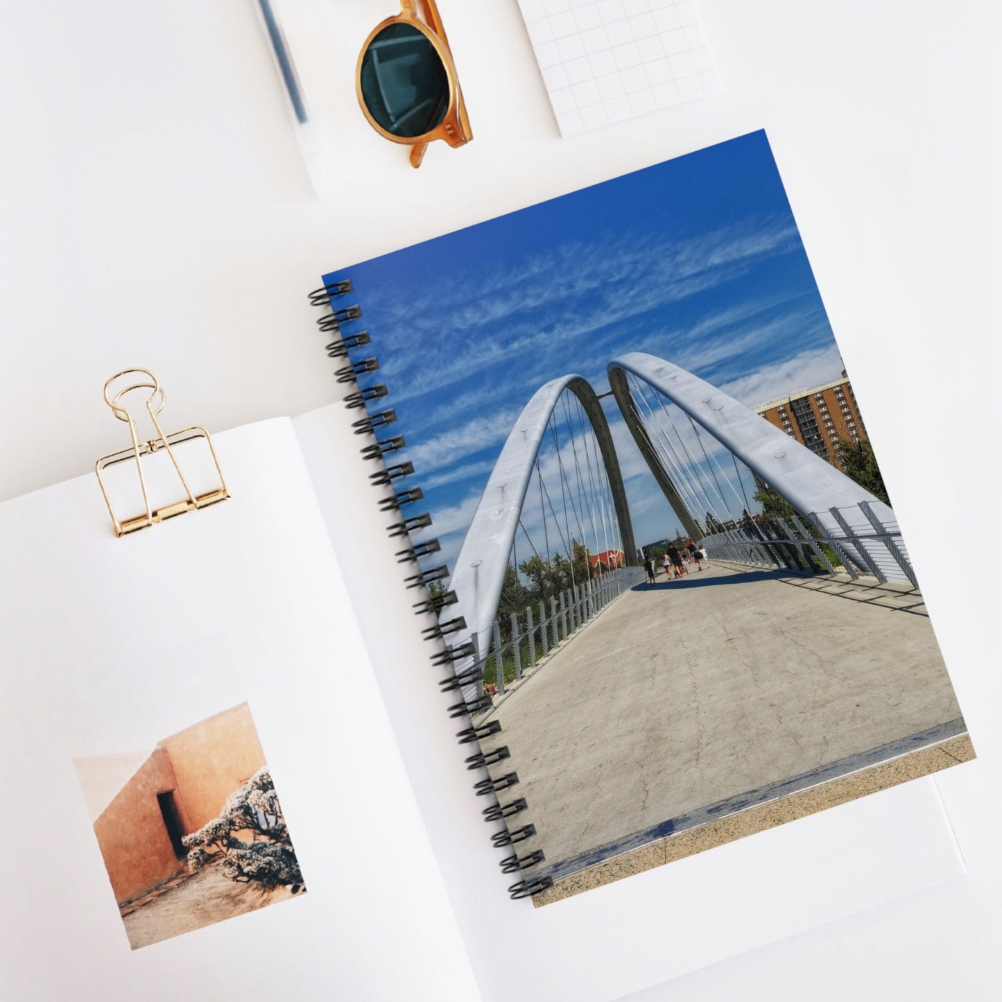 Ruled Line Sprial Notebook - George C. King Bridge