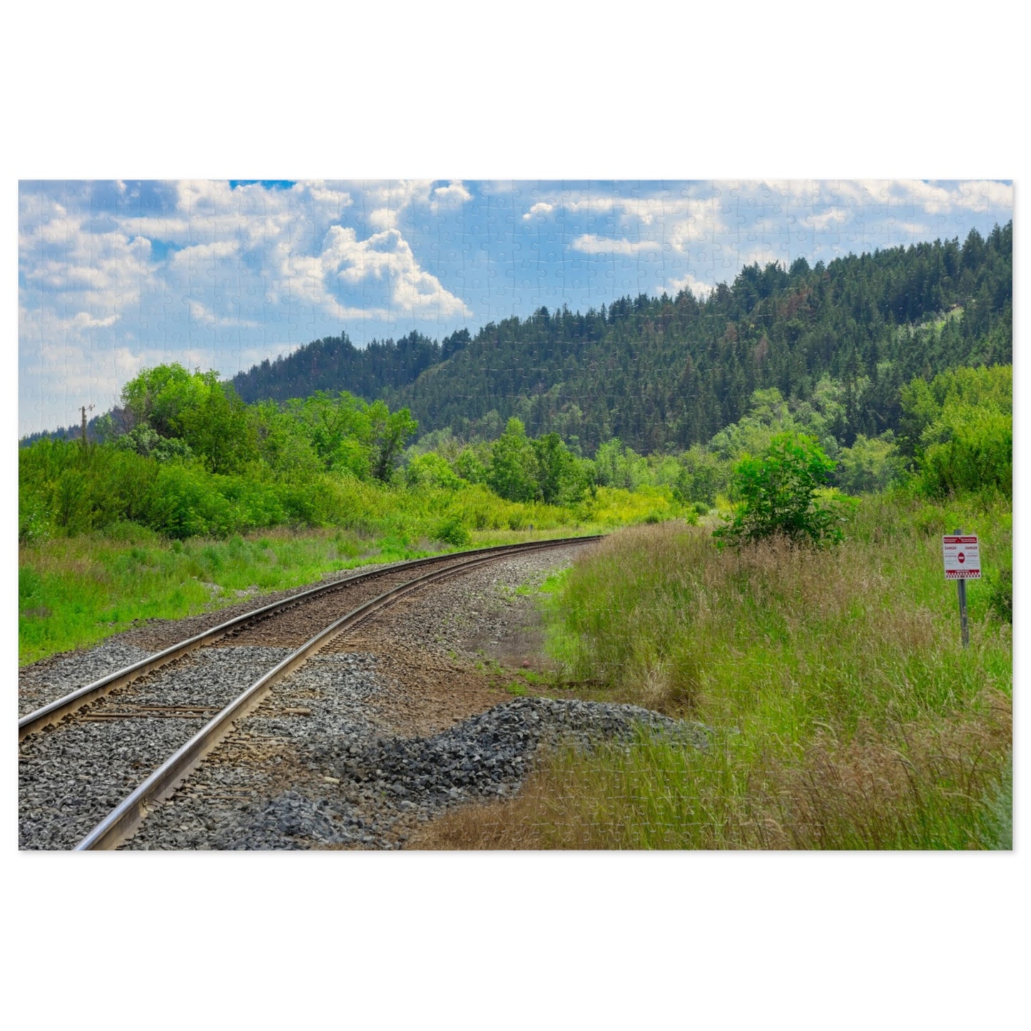 Jigsaw Puzzle - Edworthy Park CPKC Tracks