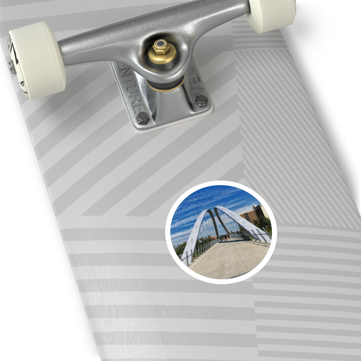 Round Stickers - George C. King Bridge
