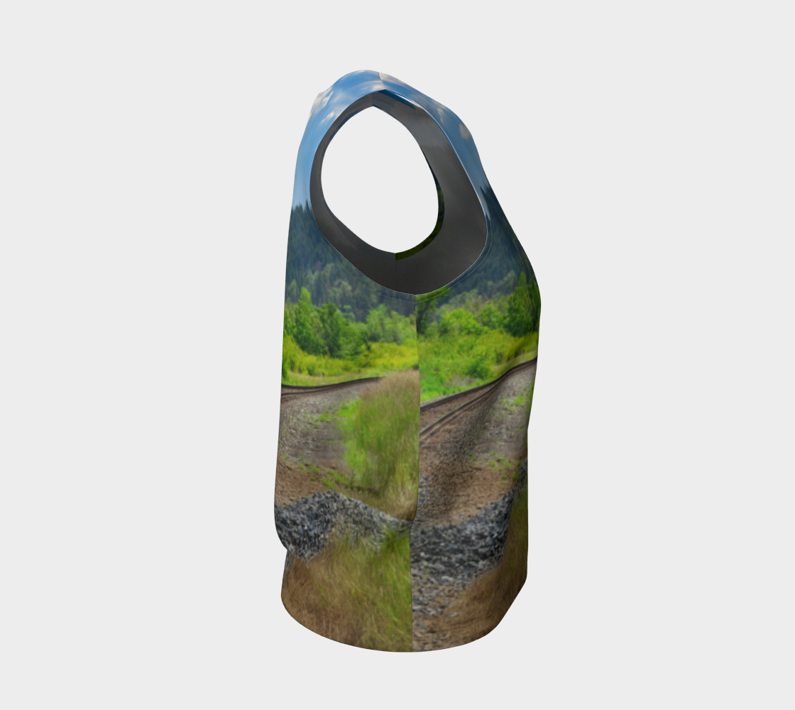 Women's All-Over Loose Regular Tank Top - Edworthy Park CPKC Tracks