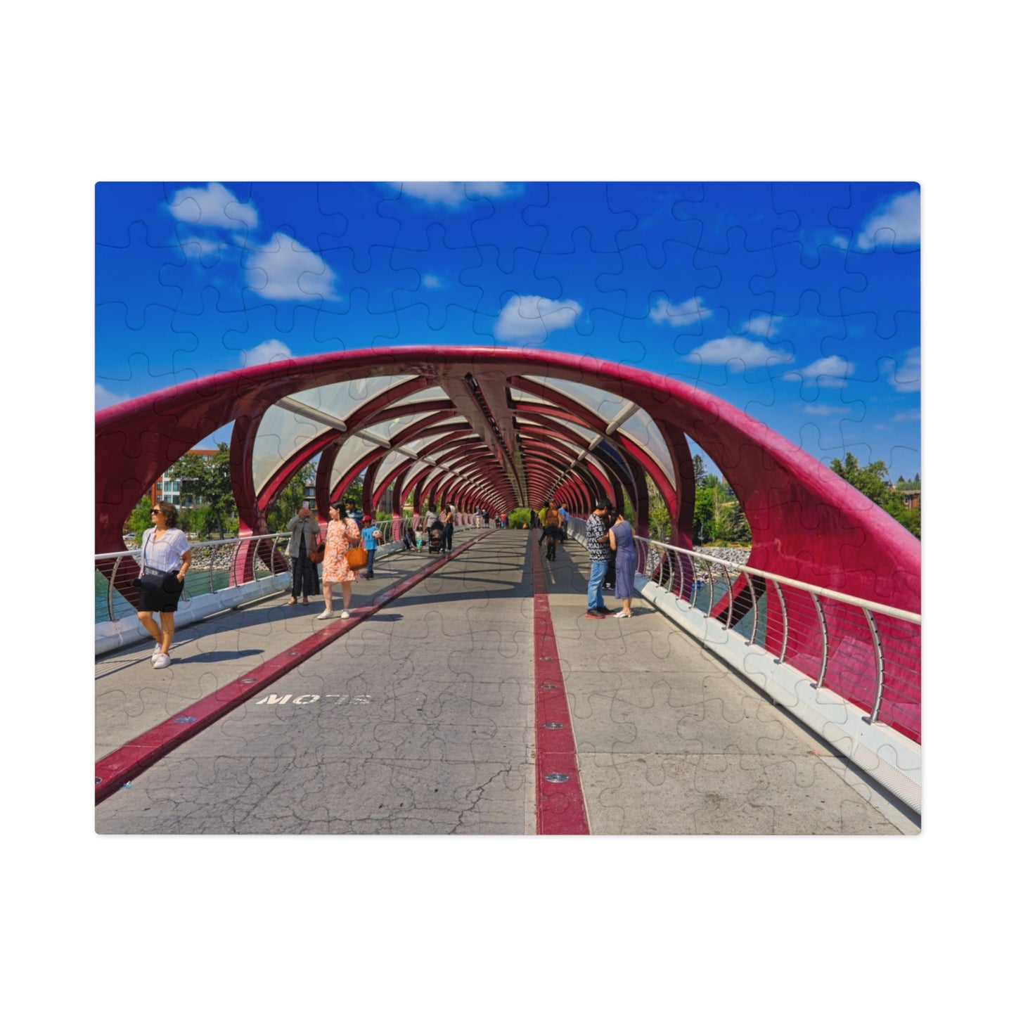Jigsaw Puzzle - Calgary Peace Bridge