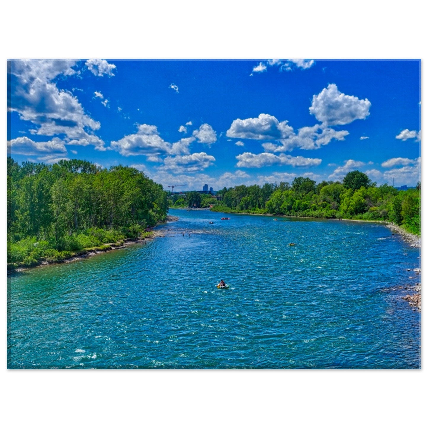 Canvas Print - Prince's Island Park Bow River HDR