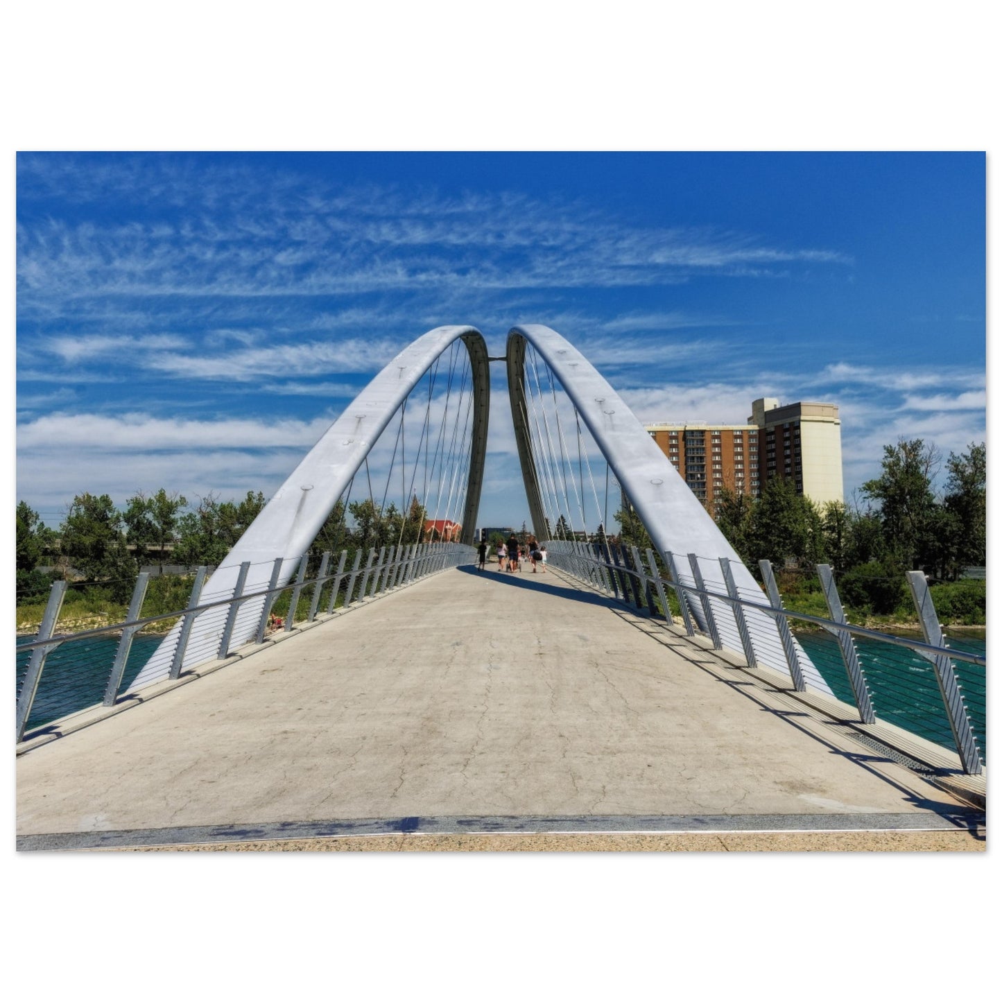 Premium Semi-Glossy Poster Print - George C. King Bridge