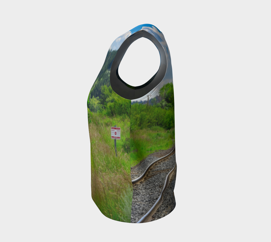 Women's All-Over Loose Regular Tank Top - Edworthy Park CPKC Tracks
