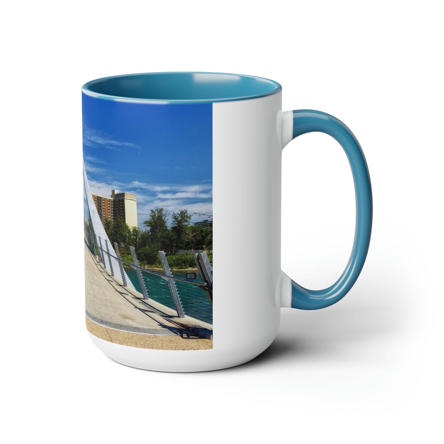 Accent Coffee Mugs, 15oz - George C. King Bridge