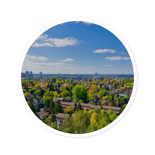 Round Stickers - McHugh Bluff Fall