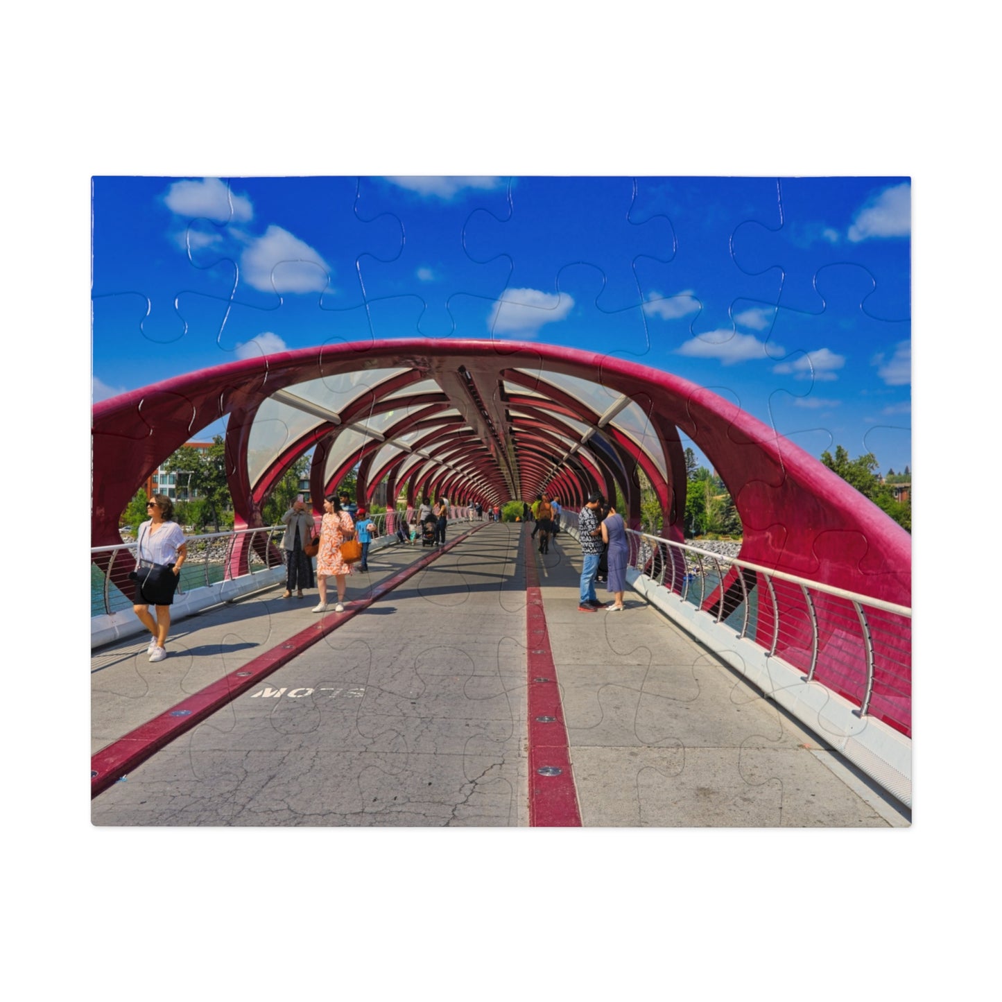 Jigsaw Puzzle - Calgary Peace Bridge