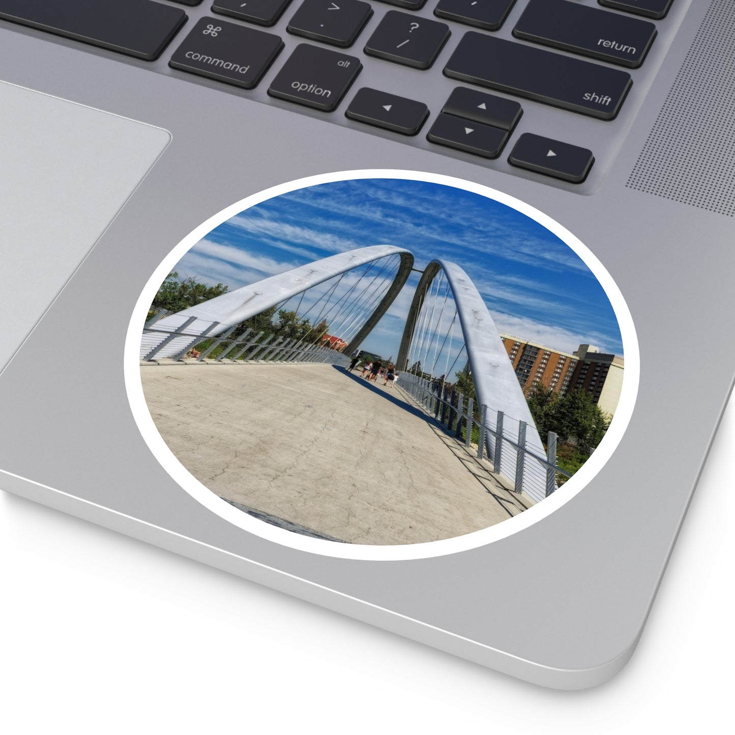 Round Stickers - George C. King Bridge