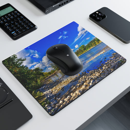Rectangular Mouse Pad - Bowness Park Bow River Fall HDR