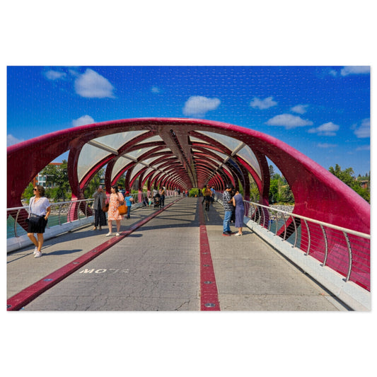 Jigsaw Puzzle - Calgary Peace Bridge