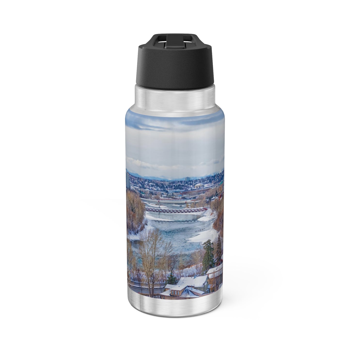 Gator Tumbler, 32oz - 2017 Bow River Peace Bridge McHugh Bluff Winter HDR