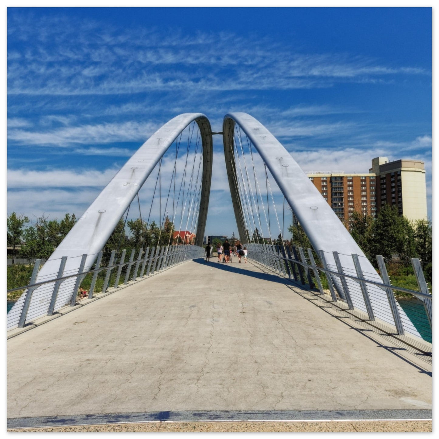 Premium Semi-Glossy Poster Print - George C. King Bridge