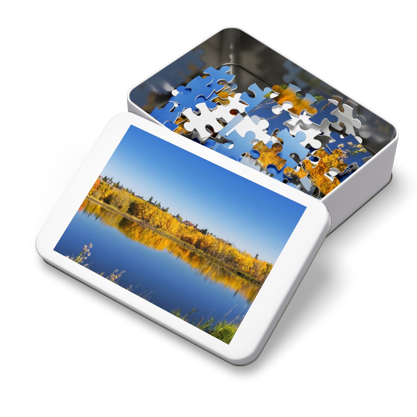Jigsaw Puzzle (30, 110, 252, 500,1000-Piece) - Fish Creek Park Votier's Flats Pond Fall