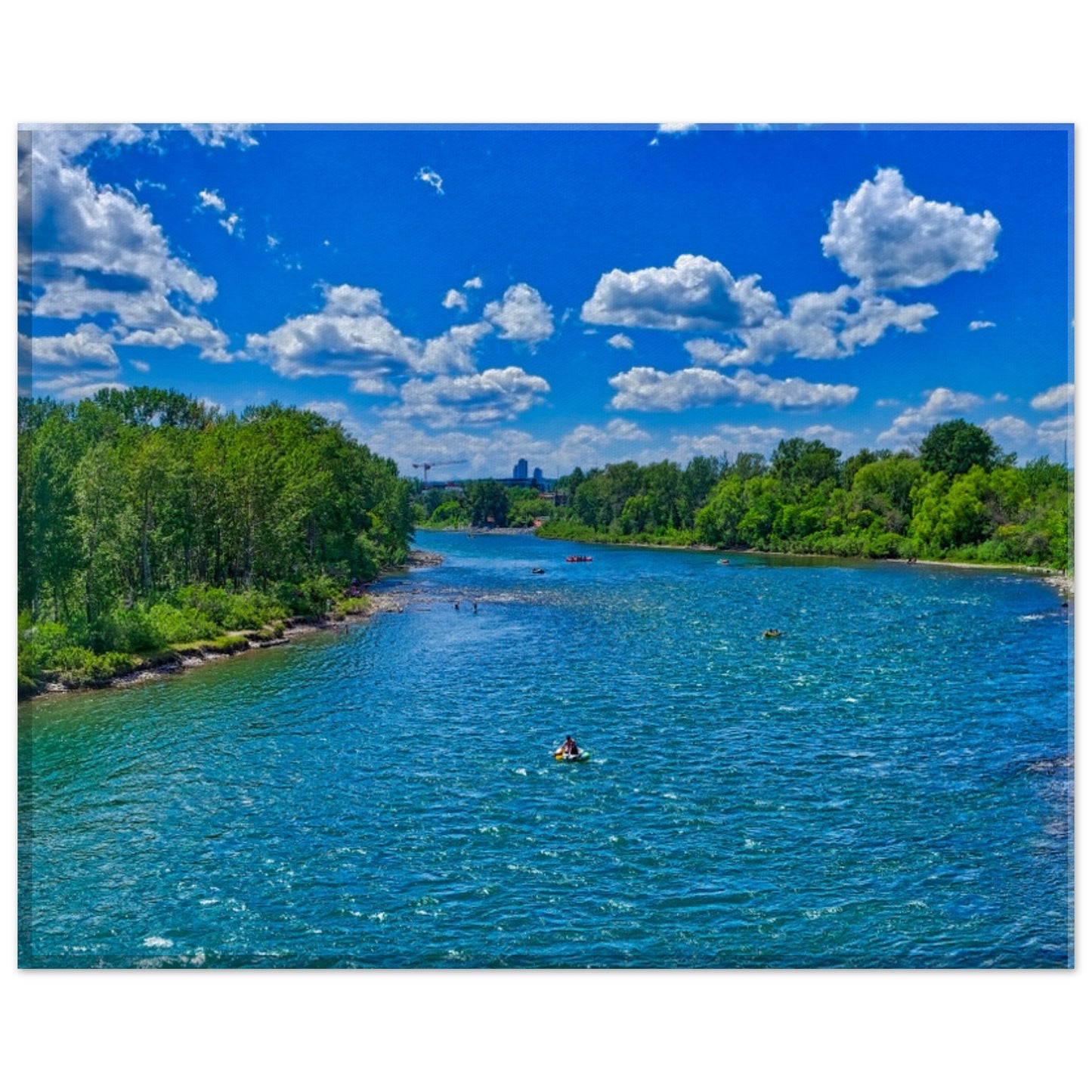 Canvas Print - Prince's Island Park Bow River HDR
