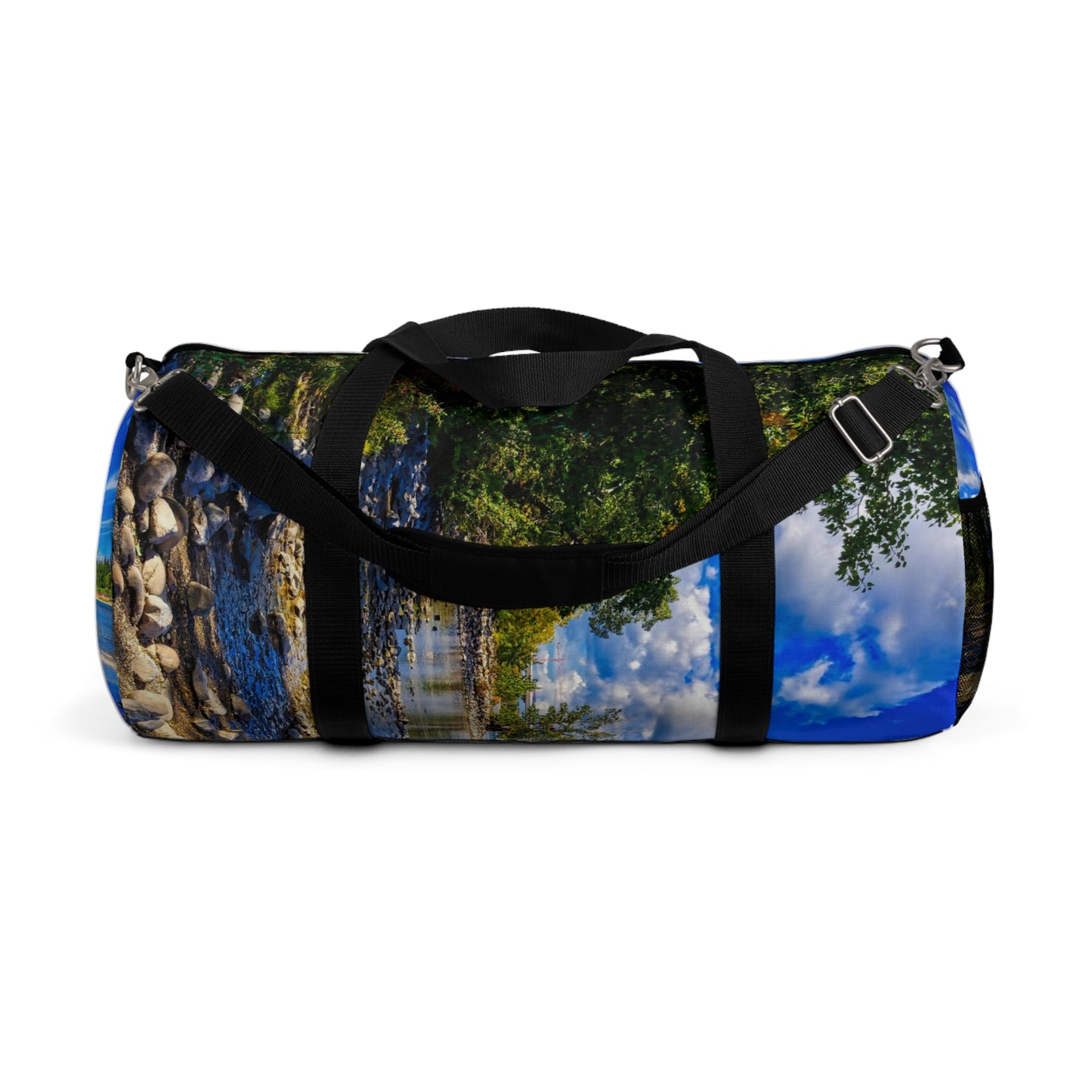 Duffle Bag - Bow River Bowness Park HDR Fall