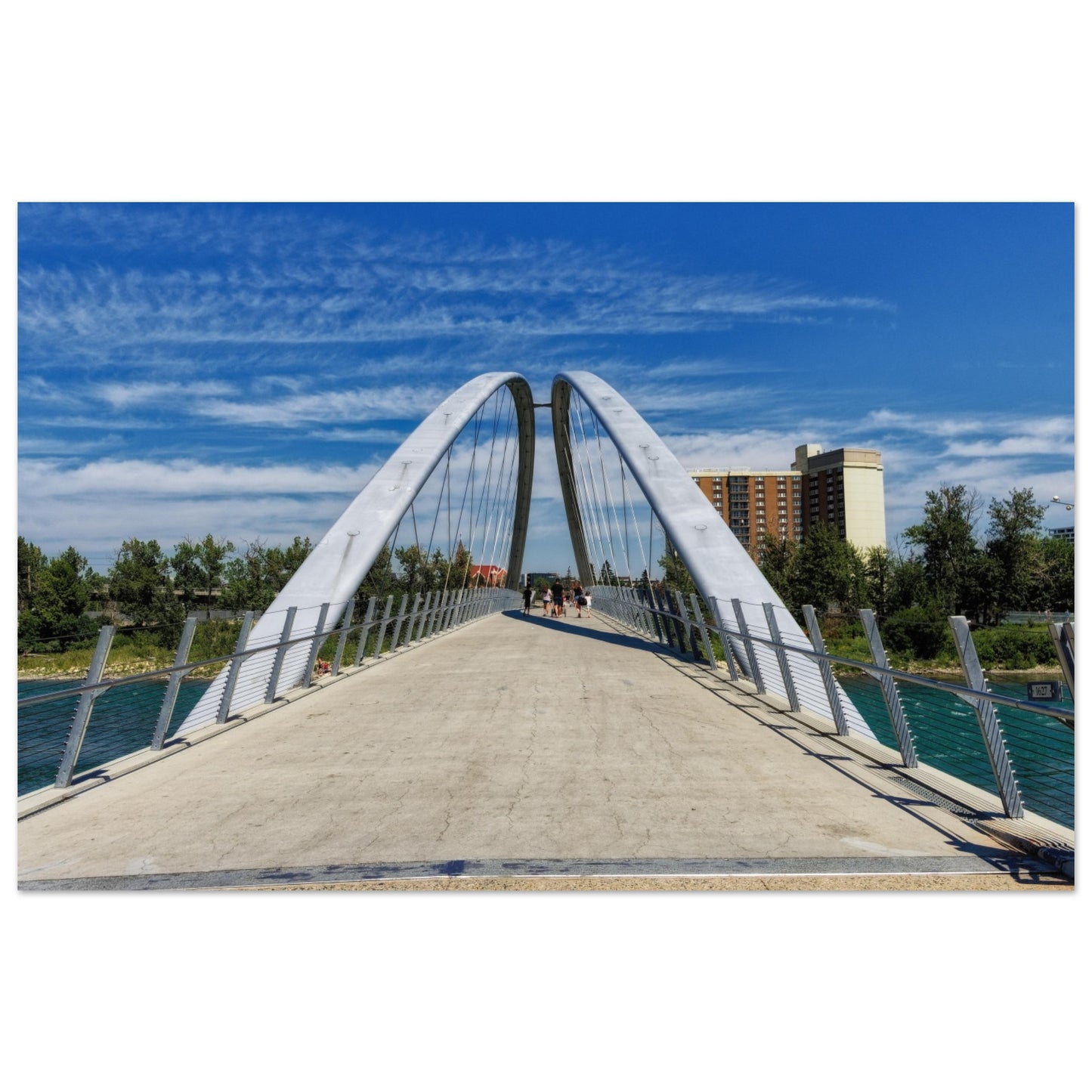 Premium Semi-Glossy Poster Print - George C. King Bridge