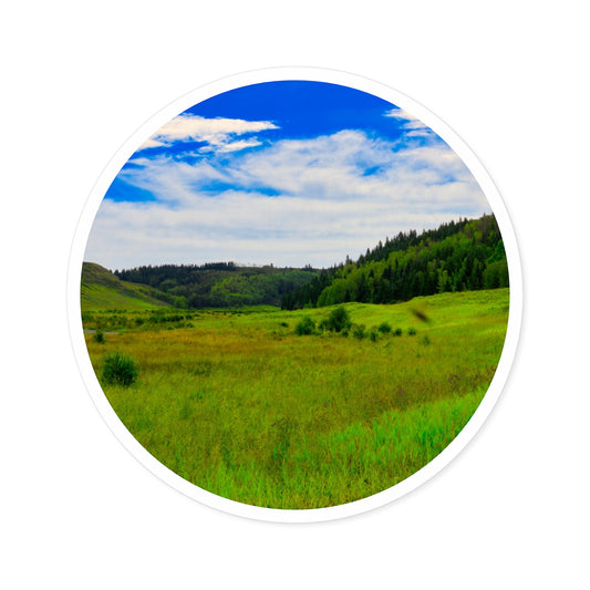 Round Stickers - Big Hill Springs Park Entrance