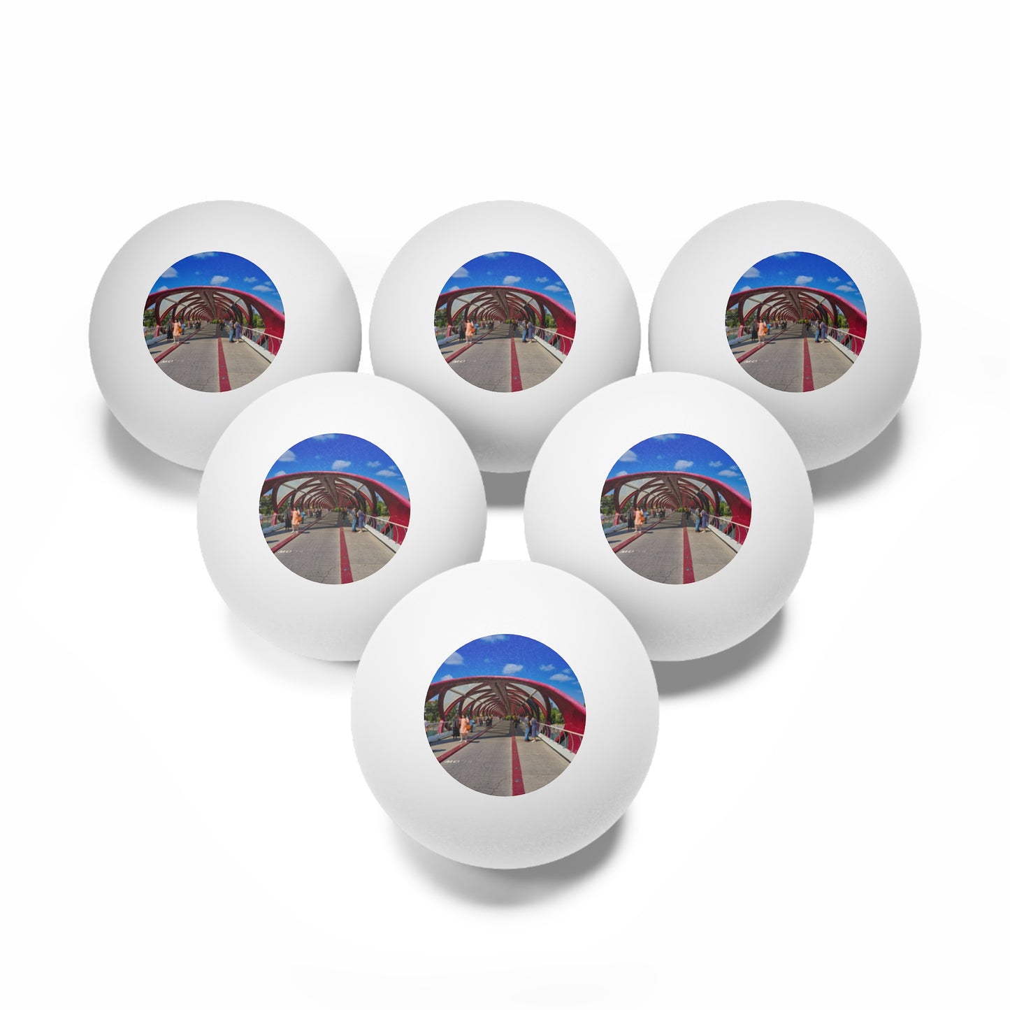 Ping Pong Balls, 6 pcs - Calgary Peace Bridge