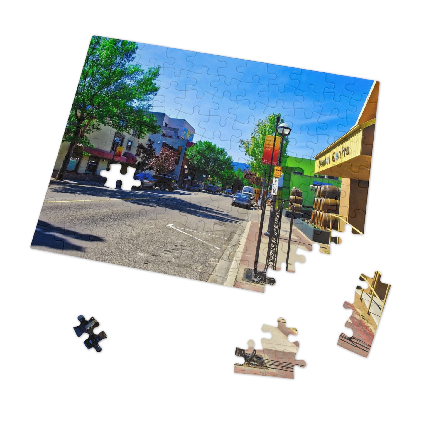 Jigsaw Puzzle (30, 110, 252, 500,1000-Piece) - Penticton Front Street HDR