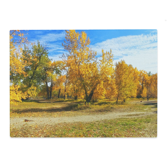 Glass Cutting Boards - Sue Higgins Park Fall