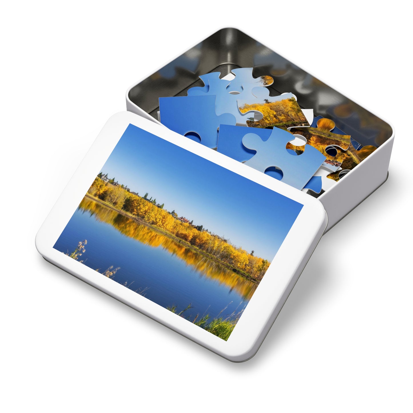 Jigsaw Puzzle (30, 110, 252, 500,1000-Piece) - Fish Creek Park Votier's Flats Pond Fall