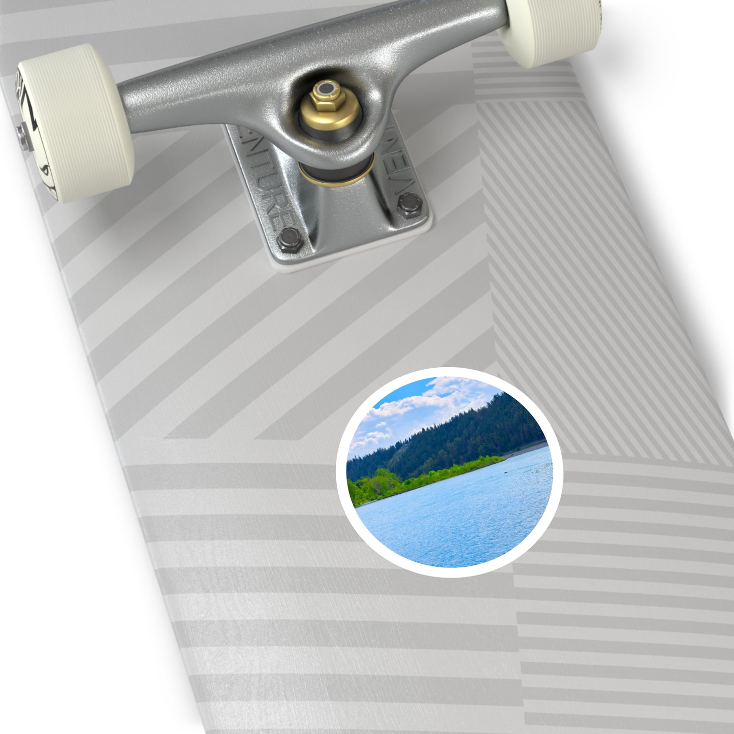Round Stickers - Edworthy Park Bow River