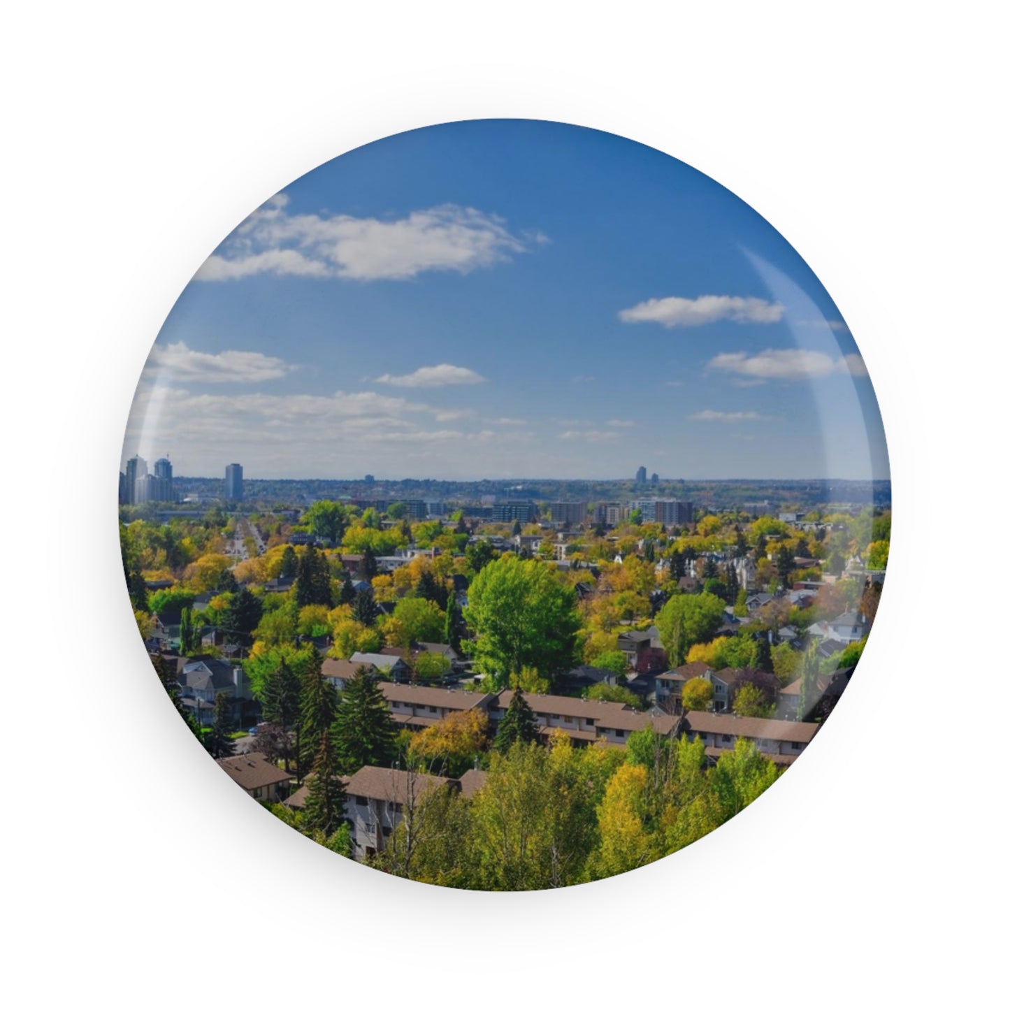 Button Magnet, Round (1 & 10 pcs) - McHugh Bluff Fall