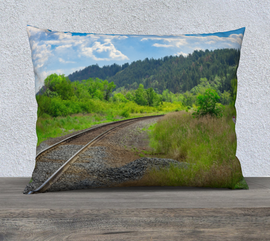 26x20 Pillow Case - Edworthy Park CPKC Tracks