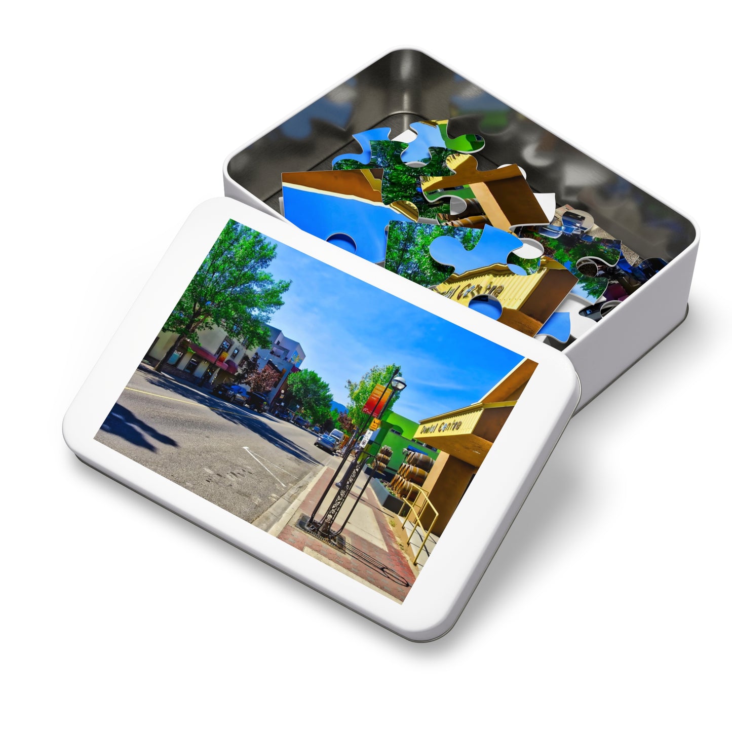 Jigsaw Puzzle (30, 110, 252, 500,1000-Piece) - Penticton Front Street HDR