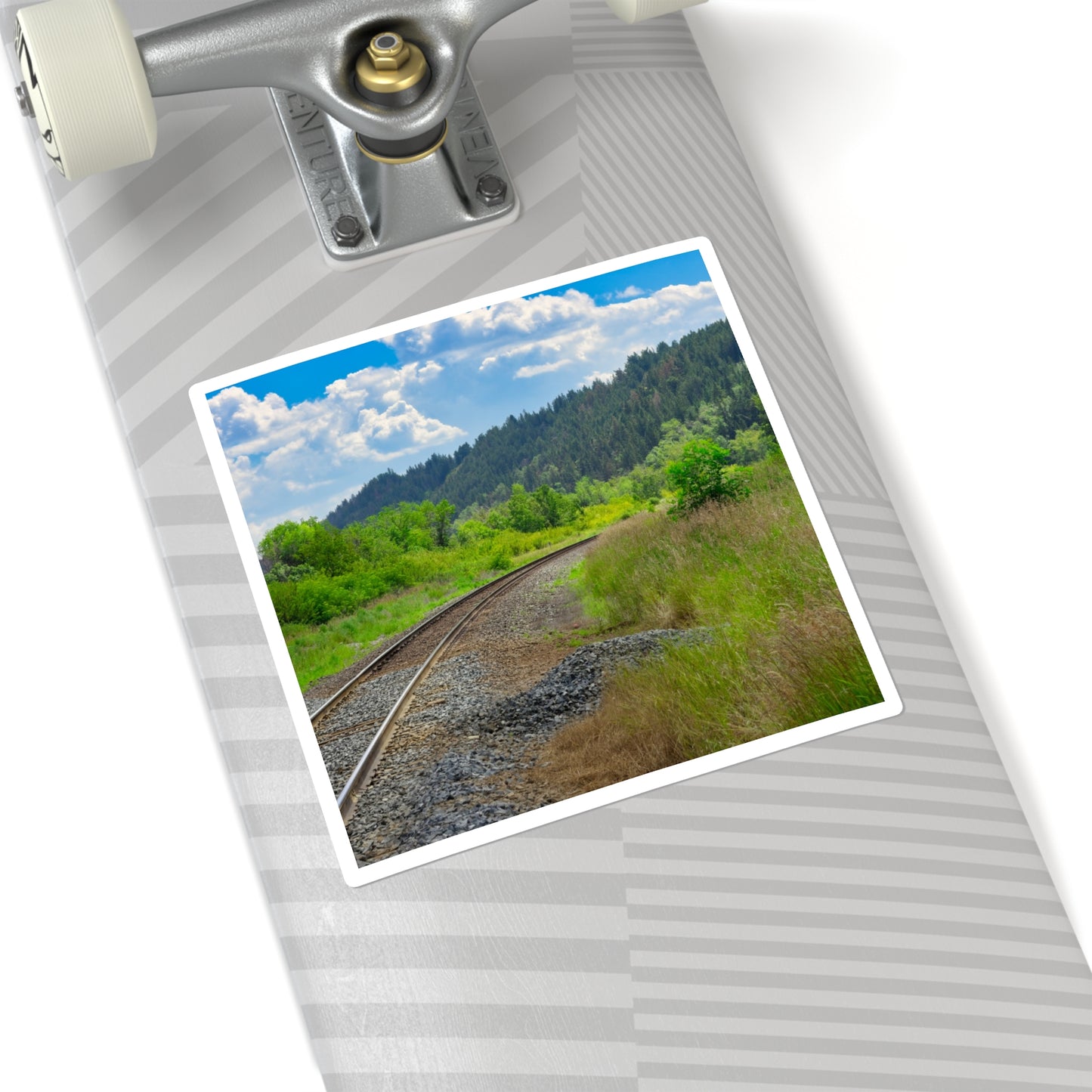 Square Stickers - Edworthy Park CPKC Tracks