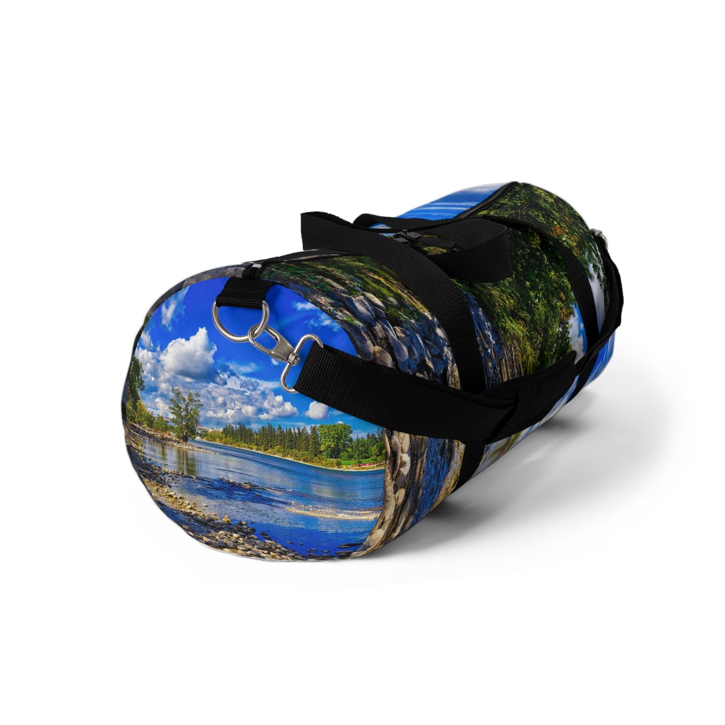 Duffle Bag - Bow River Bowness Park HDR Fall