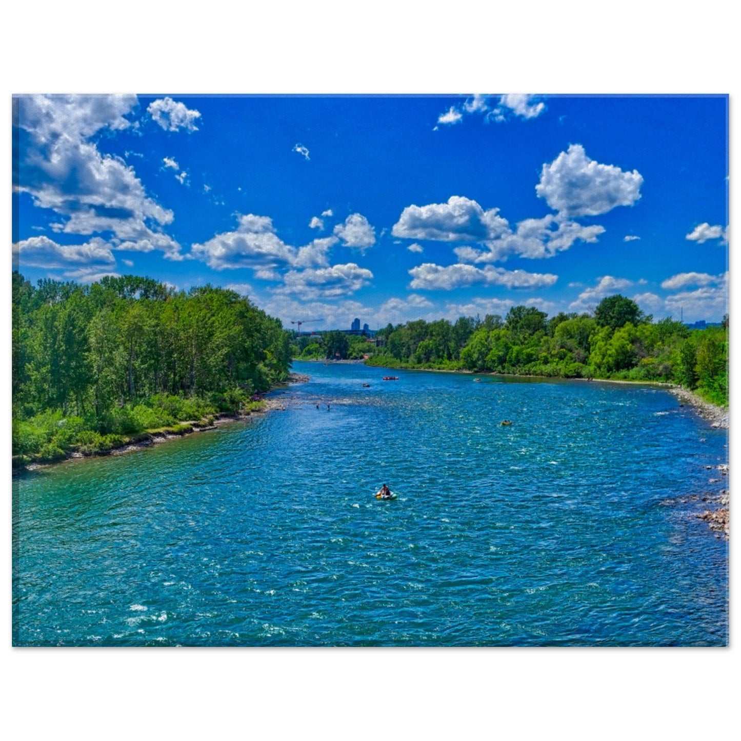 Canvas Print - Prince's Island Park Bow River HDR