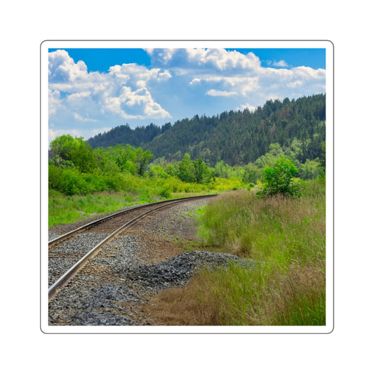 Square Stickers - Edworthy Park CPKC Tracks