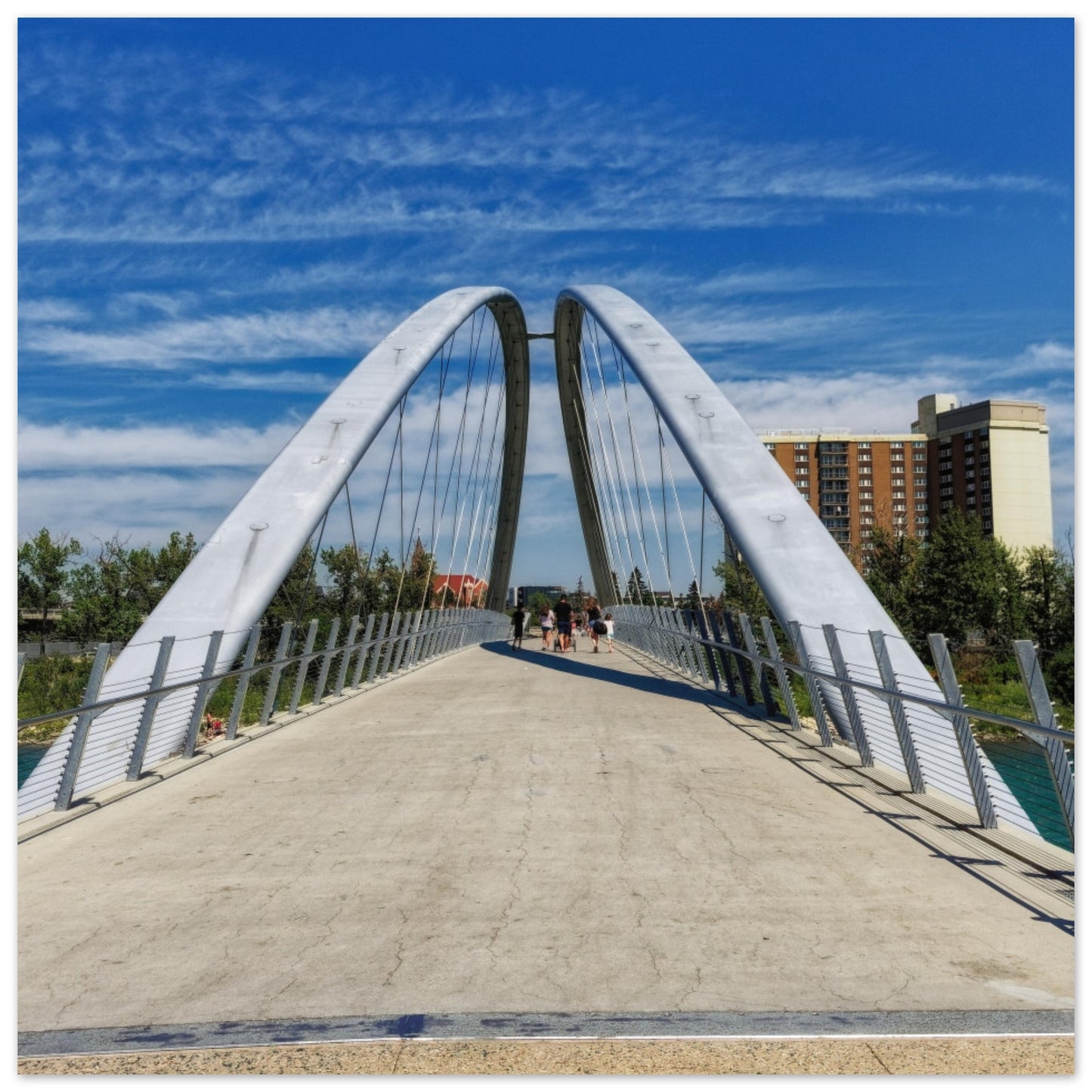 Premium Semi-Glossy Poster Print - George C. King Bridge