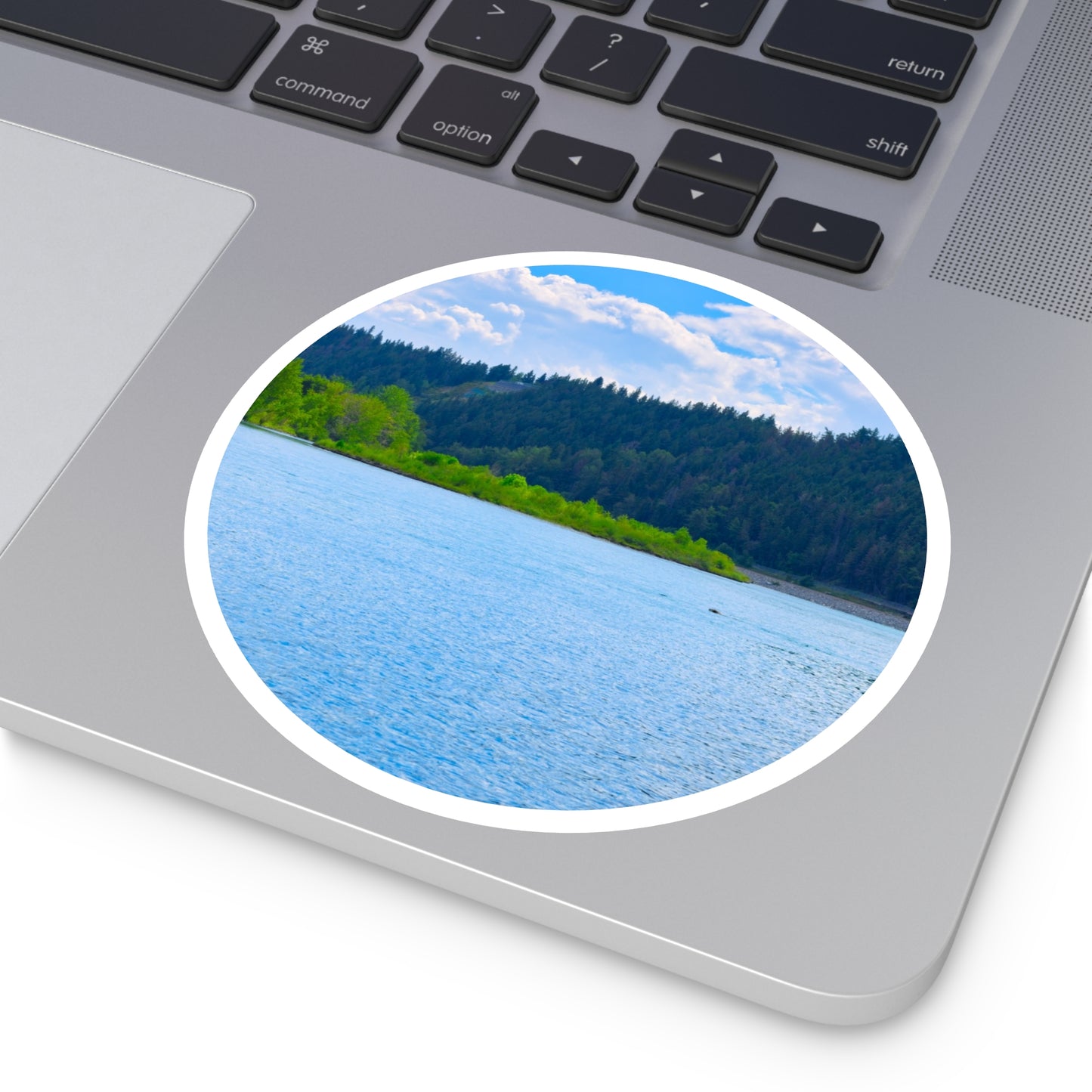 Round Stickers - Edworthy Park Bow River