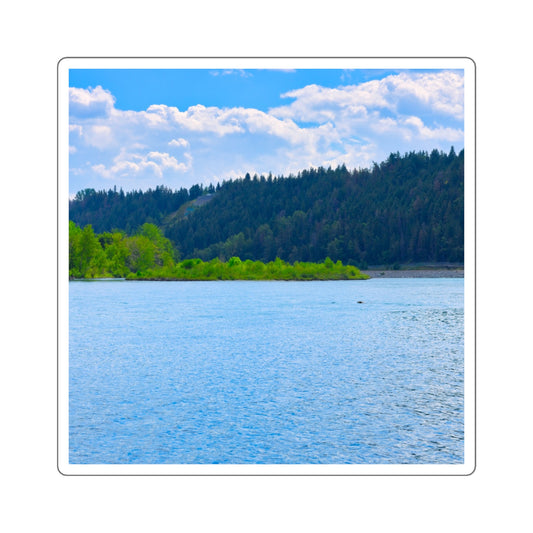 Square Stickers - Edworthy Park Bow River