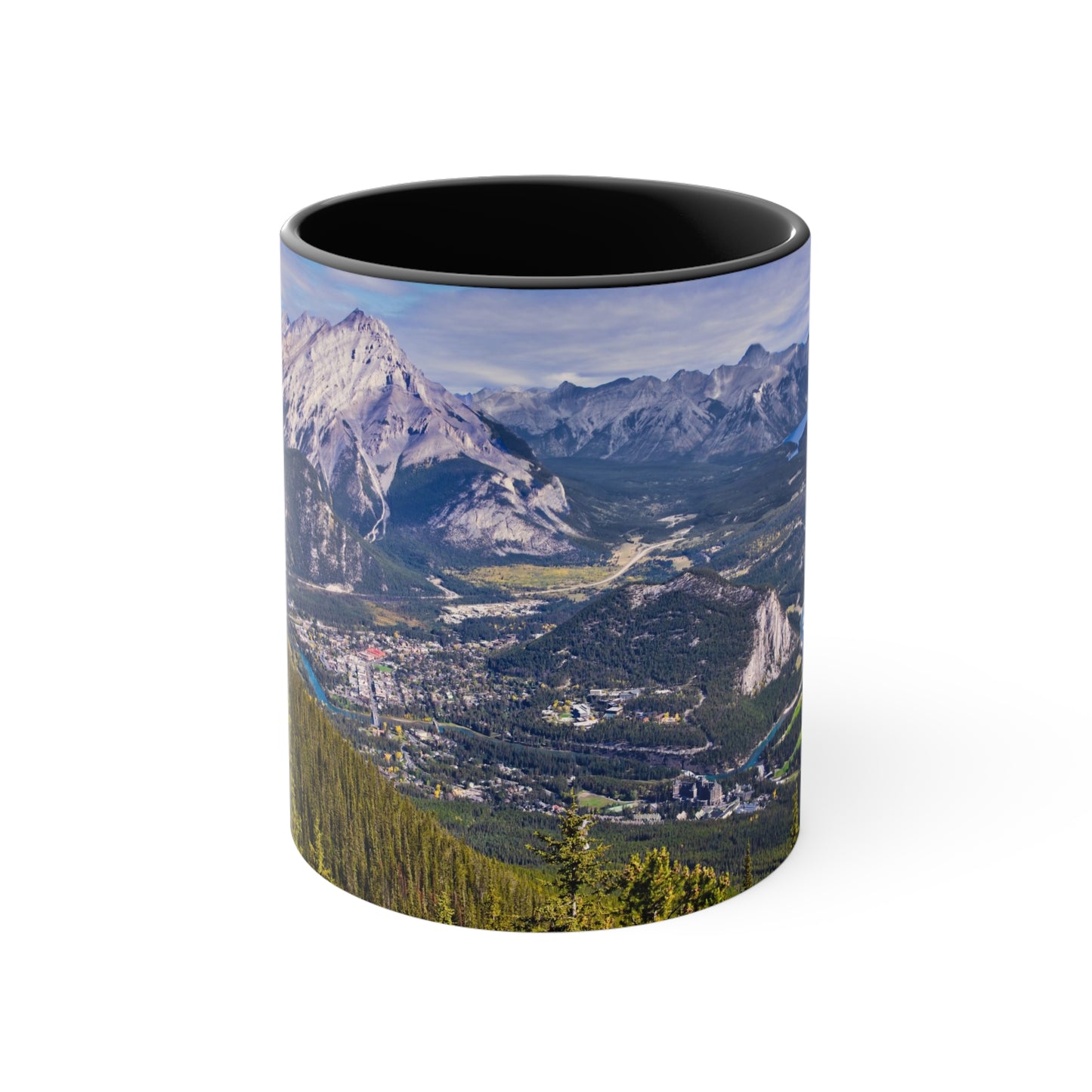 Accent Coffee Mug, 11oz - Bow Valley Sulphur Mountain