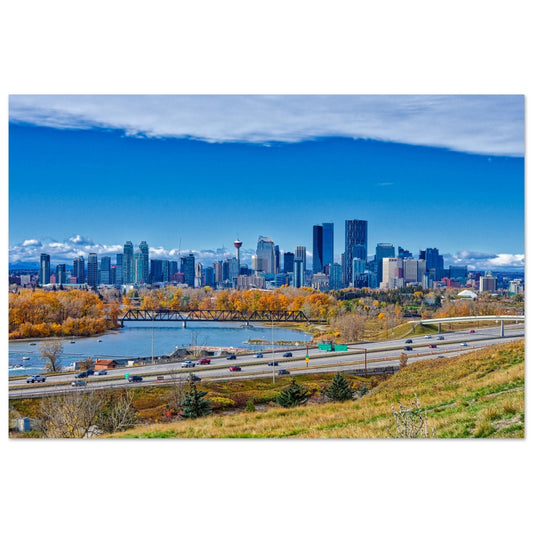 Foam Print - Downtown Calgary Max Bell Centre Fall HDR