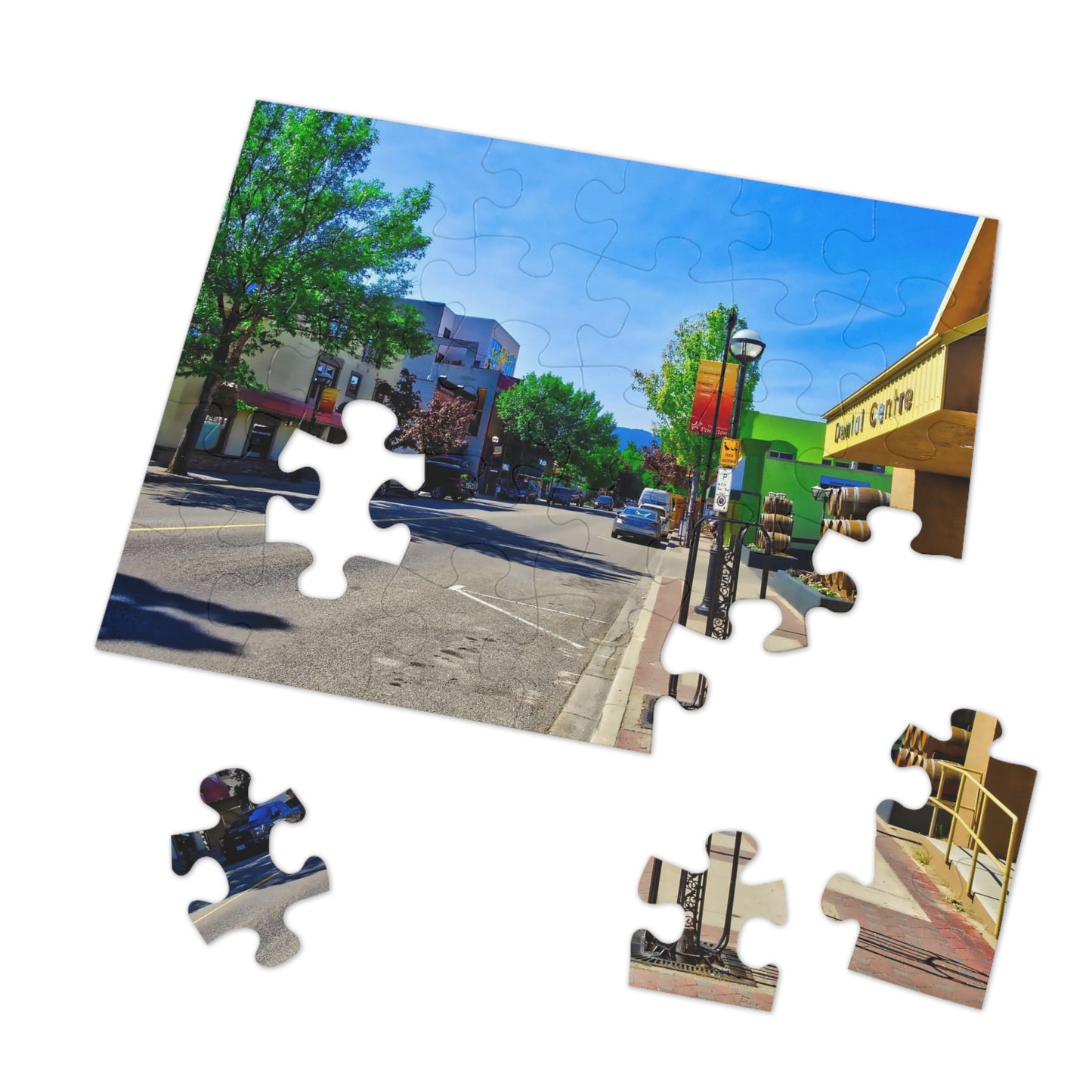 Jigsaw Puzzle (30, 110, 252, 500,1000-Piece) - Penticton Front Street HDR