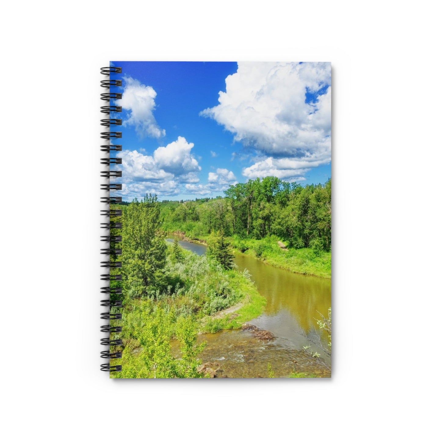 Ruled Line Spiral Notebook - Fish Creek Park Votier's Flats Lookout