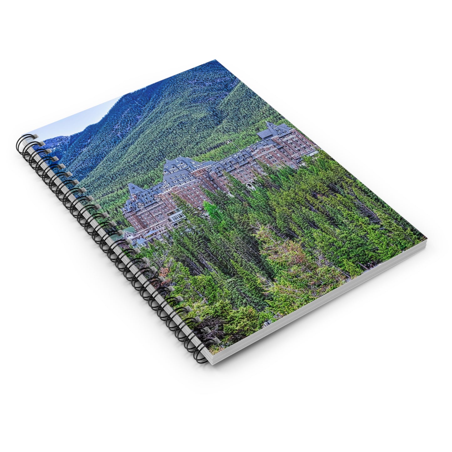 Ruled Line Spiral Notebook - Banff Springs Hotel Surprise Corner