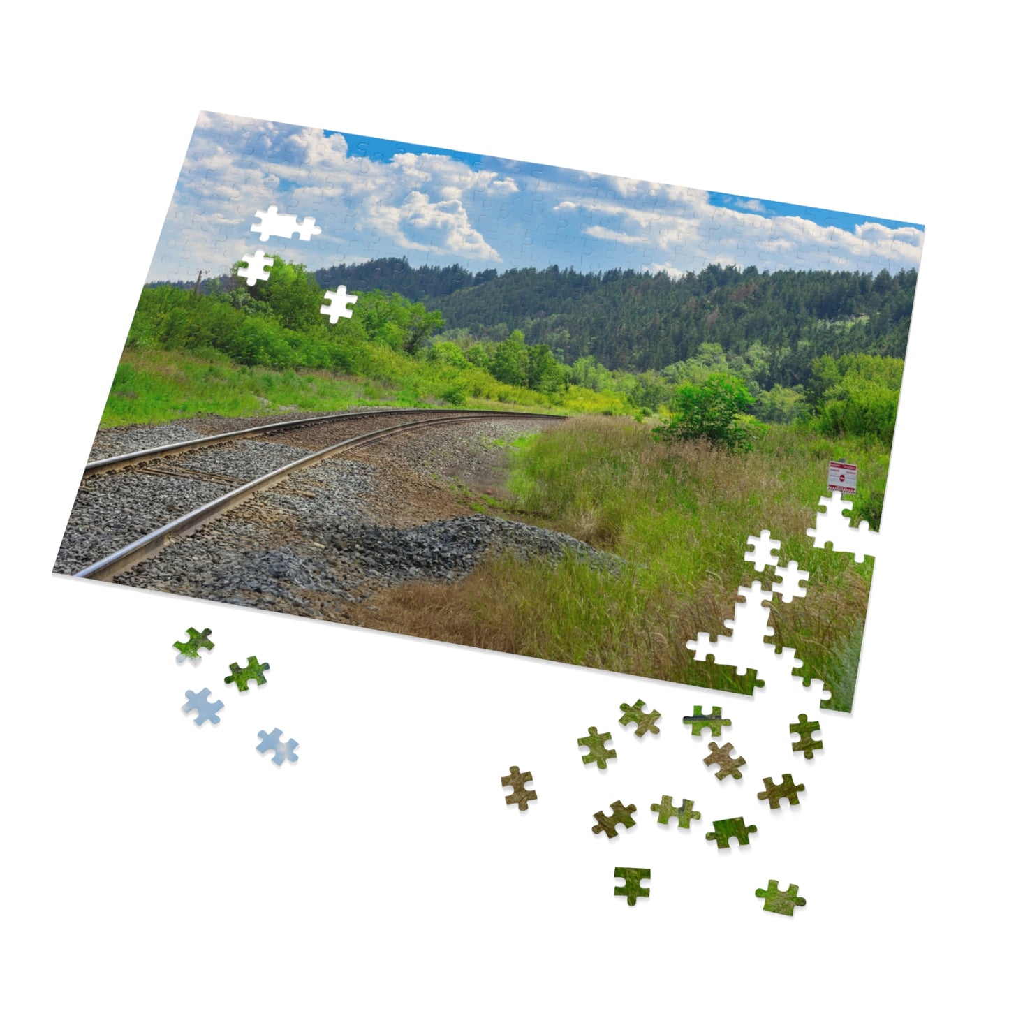 Jigsaw Puzzle - Edworthy Park CPKC Tracks