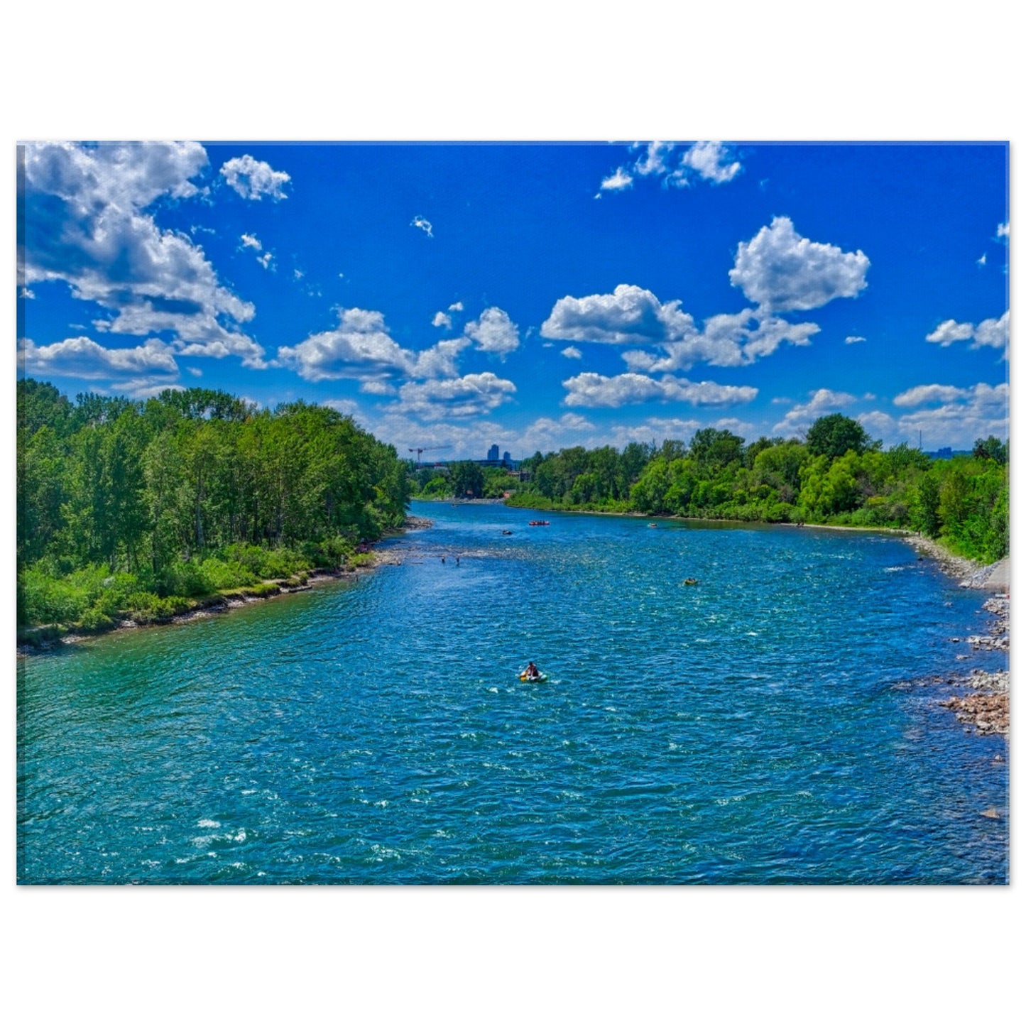 Canvas Print - Prince's Island Park Bow River HDR