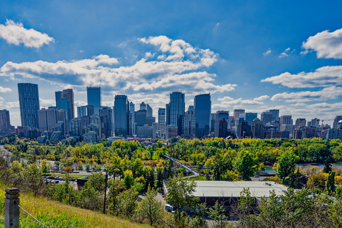 Downtown Calgary McHugh Bluff Fall Digital Download