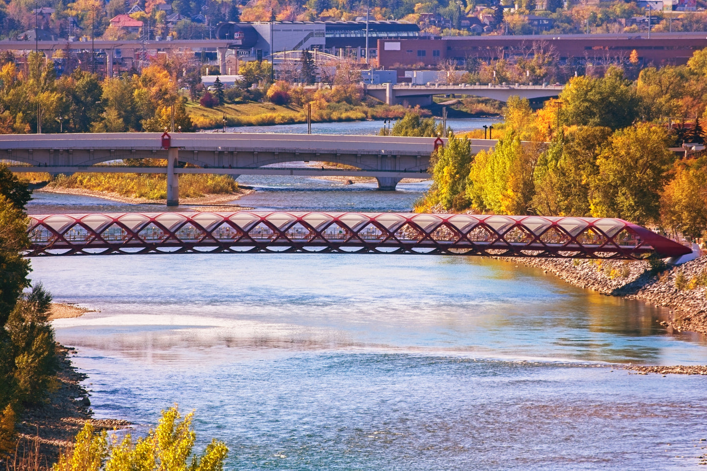 Peace Bridge McHugh Bluff Fall Digital Download